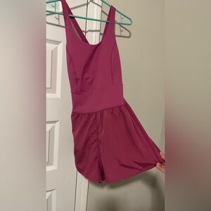 Avia Magenta Activewear Romper